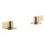 Components Lever Bathroom Faucet Handles (Vibrant French Gold), K-77974-4-AF