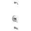Elate Rite-Temp Bath And Shower Trim Kit w/ Push-Button Diverter, Without Showerhead (Polished Chrome), K-TLS35327-4-CP