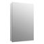 Catalan 24-1/8" W X 36-1/8" H Aluminum Single-Door Medicine Cabinet w/ 170 Degree Hinge (Satin Anodized Aluminum), K-2943-PG-SAA