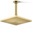 Contemporary Square 8" 1-Function Rainhead, 1.75 GPM (Vibrant Brushed Moderne Brass), K-13695-G-2MB