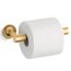 Purist Pivoting Toilet Paper Holder (Vibrant Brushed Moderne Brass), K-14377-2MB