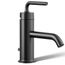Purist Single-handle Bathroom Sink Faucet w/ Straight Lever Handle, 1.2 GPM (Matte Black), K-14402-4A-BL