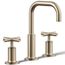 Purist Widespread Bathroom Sink Faucet w/ Cross Handles, 1.2 GPM (Vibrant Brushed Bronze), K-14406-3-BV