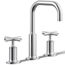 Purist Widespread Bathroom Sink Faucet w/ Cross Handles, 1.2 GPM (Polished Chrome), K-14406-3-CP