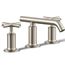 Purist Widespread Bathroom Sink Faucet w/ Cross Handles, 1.2 GPM (Vibrant Brushed Nickel), K-14410-3-BN