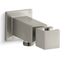Loure Wall Mount Handshower Holder w/ Supply Elbow (Vibrant Brushed Nickel), K-14791-BN