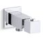 Loure Wall Mount Handshower Holder w/ Supply Elbow (Polished Chrome), K-14791-CP