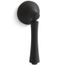 Corbelle Left-hand Trip Lever (Matte Black), K-20120-L-BL