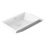 Brazn 23" Rectangular Vessel Bathroom Sink (White), K-21060-0