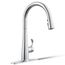 Simplice Touchless Pull-down Kitchen Faucet w/ 3-Function Sprayhead (Polished Chrome), K-22036-CP