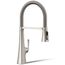 Graze Semi-professional Kitchen Faucet w/ 3-Function Sprayhead (Vibrant Stainless), K-22061-VS