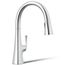 Graze Pull-down Kitchen Faucet w/ 3-Function Sprayhead (Polished Chrome), K-22062-CP