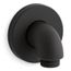 Purist Stillness Wall Mount Supply Elbow w/ Check Valve (Matte Black), K-22172-BL