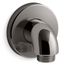 Purist Stillness Wall Mount Supply Elbow w/ Check Valve (Vibrant Titanium), K-22172-TT
