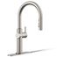 Crue Touchless Pull-down Kitchen Faucet w/ 3-Function Sprayhead (Vibrant Stainless), K-22974-VS