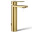 Parallel Tall Single-handle Bathroom Sink Faucet, 1.2 GPM (Vibrant Brushed Moderne Brass), K-23475-4-2MB