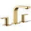 Parallel Widespread Bathroom Sink Faucet, 1.2 GPM (Vibrant Brushed Moderne Brass), K-23484-4-2MB