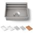 Prolific 23" Undermount Single-bowl Workstation Kitchen Sink (Stainless Steel), K-23650-NA