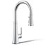 Tone Pull-down Kitchen Faucet w/ 3-Function Sprayhead (Polished Chrome), K-23764-CP