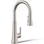 Tone Pull-down Kitchen Faucet w/ 3-Function Sprayhead (Vibrant Stainless), K-23764-VS