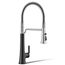 Tone Semi-professional Pull-down Kitchen Faucet w/ 3-Function Sprayhead (Polished Chrome w/ Matte Black), K-23765-CBL