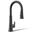Tone Touchless Pull-down Kitchen Faucet w/ 3-Function Sprayhead (Matte Black), K-23766-BL