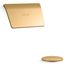 Tea-for-Two Bath Drain Trim (Vibrant Brushed Moderne Brass), K-23857-2MB