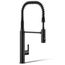 Purist Semi-professional Kitchen Faucet w/ 3-Function Sprayhead (Matte Black), K-24982-BL