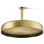 Statement Round 14" 1-Function Rainhead, 2.5 GPM (Vibrant Brushed Moderne Brass), K-26292-2MB