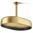 Statement Oblong 12" 1-Function Rainhead, 2.5 GPM (Vibrant Brushed Moderne Brass), K-26293-2MB