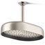 Statement Oblong 12" 1-Function Rainhead, 1.75 GPM (Vibrant Brushed Nickel), K-26293-G-BN