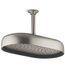 Statement Oblong 14" 1-Function Rainhead, 2.5 GPM (Vibrant Brushed Nickel), K-26294-BN