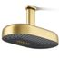 Statement Oblong 14" 2-Function Rainhead, 2.5 GPM (Vibrant Brushed Moderne Brass), K-26295-2MB
