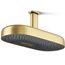 Statement Oblong 18" 2-Function Rainhead, 2.5 GPM (Vibrant Brushed Moderne Brass), K-26297-2MB
