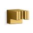 Statement Wall Mount Handshower Holder (Vibrant Brushed Moderne Brass), K-26309-2MB