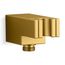 Statement Wall Mount Handshower Holder w/ Supply Elbow And Check Valve (Vibrant Brushed Moderne Brass), K-26310-2MB