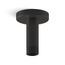 Statement 3" Ceiling Mount 1-Function Rainhead Arm And Flange (Matte Black), K-26319-BL