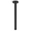 Statement 12" Ceiling Mount 1-Function Rainhead Arm And Flange (Matte Black), K-26321-BL