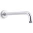 Statement 15-1/2" Wall Mount 1-Function Rainhead Arm And Flange (Polished Chrome), K-26322-CP