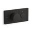 Anthem One-outlet Recessed Mechanical Thermostatic Valve Control (Matte Black), K-26345-9-BL