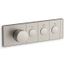 Anthem Three-outlet Recessed Mechanical Thermostatic Valve Control (Vibrant Brushed Nickel), K-26347-9-BN