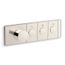 Anthem Three-outlet Recessed Mechanical Thermostatic Valve Control (Vibrant Polished Nickel), K-26347-9-SN