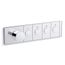 Anthem Four-outlet Recessed Mechanical Thermostatic Valve Control (Polished Chrome), K-26348-9-CP