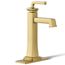 Riff Tall Single-handle Bathroom Sink Faucet, 1.2 GPM (Vibrant Brushed Moderne Brass), K-26430-4-2MB