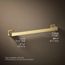 Honesty 18" Towel Bar (Vibrant Brushed Moderne Brass), K-26633-2MB