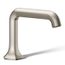 Occasion Bathroom Sink Faucet Spout Only w/ Straight Design, 1.2 GPM (Vibrant Brushed Nickel), K-27009-BN