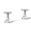 Occasion Cross Bathroom Sink Faucet Handles (Polished Chrome), K-27010-3-CP
