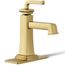 Riff Single-handle Bathroom Sink Faucet, 1.2 GPM (Vibrant Brushed Moderne Brass), K-27400-4-2MB