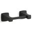 Riff Pivoting Toilet Paper Holder (Matte Black), K-27413-BL
