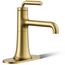 Tone Single-handle Bathroom Sink Faucet, 1.2 GPM (Vibrant Brushed Moderne Brass), K-27415-4-2MB